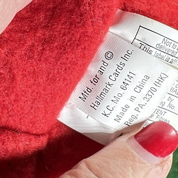 Hallmark Chris The Elf #25 Bear Plush Stuffed Animal Teddy 12" Christmas Tags - Picture 15 of 15